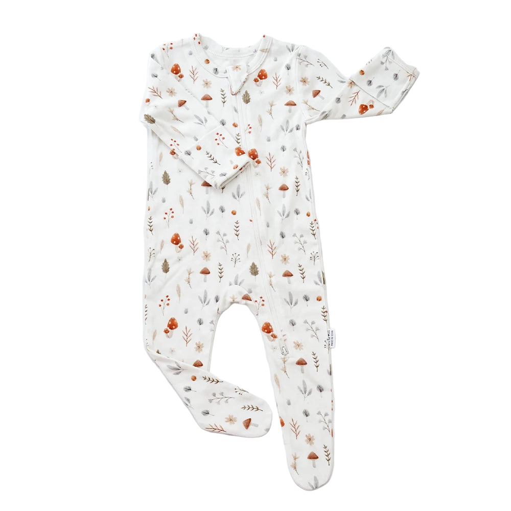 Bamboo Cotton Baby Romper – Soft Long Sleeve Zip Suit