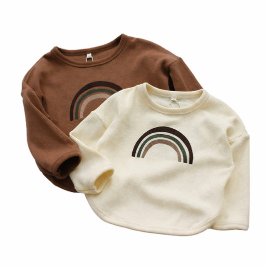Earthy Rainbow Long Sleeve Tee