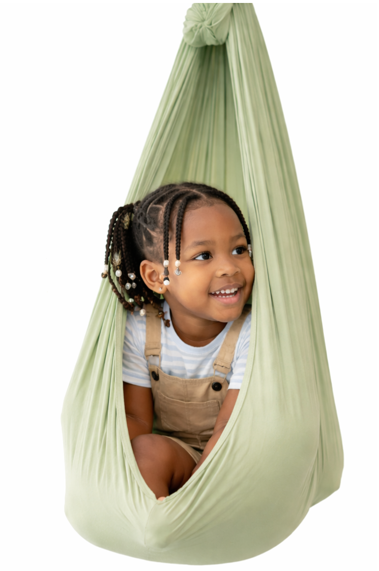 StretchNest Yoga Kids™ – Elastic Sensory Hammock