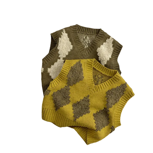 Little Leaf Knit Vest