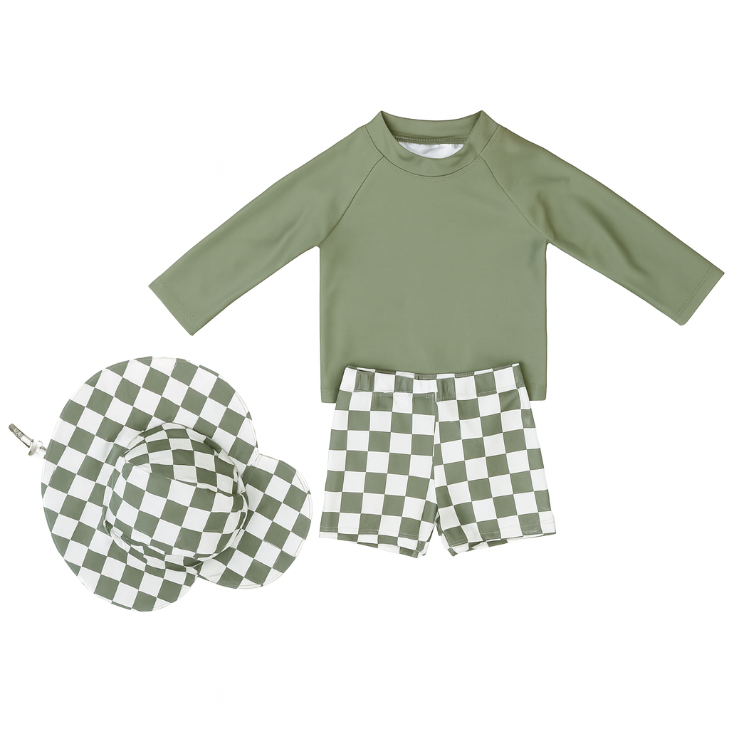 Baby Long Sleeve Swimsuit Set