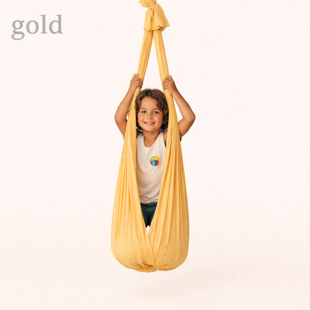 StretchNest Yoga Kids™ – Elastic Sensory Hammock