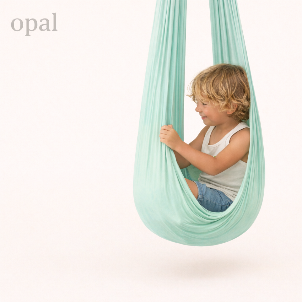 StretchNest Yoga Kids™ – Elastic Sensory Hammock