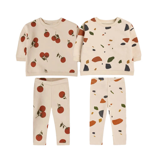 Sustainable Cotton Lounge Set – Playful & Soft