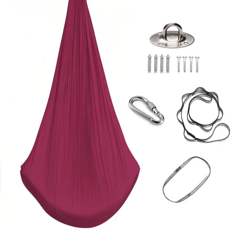 StretchNest Yoga Kids™ – Elastic Sensory Hammock