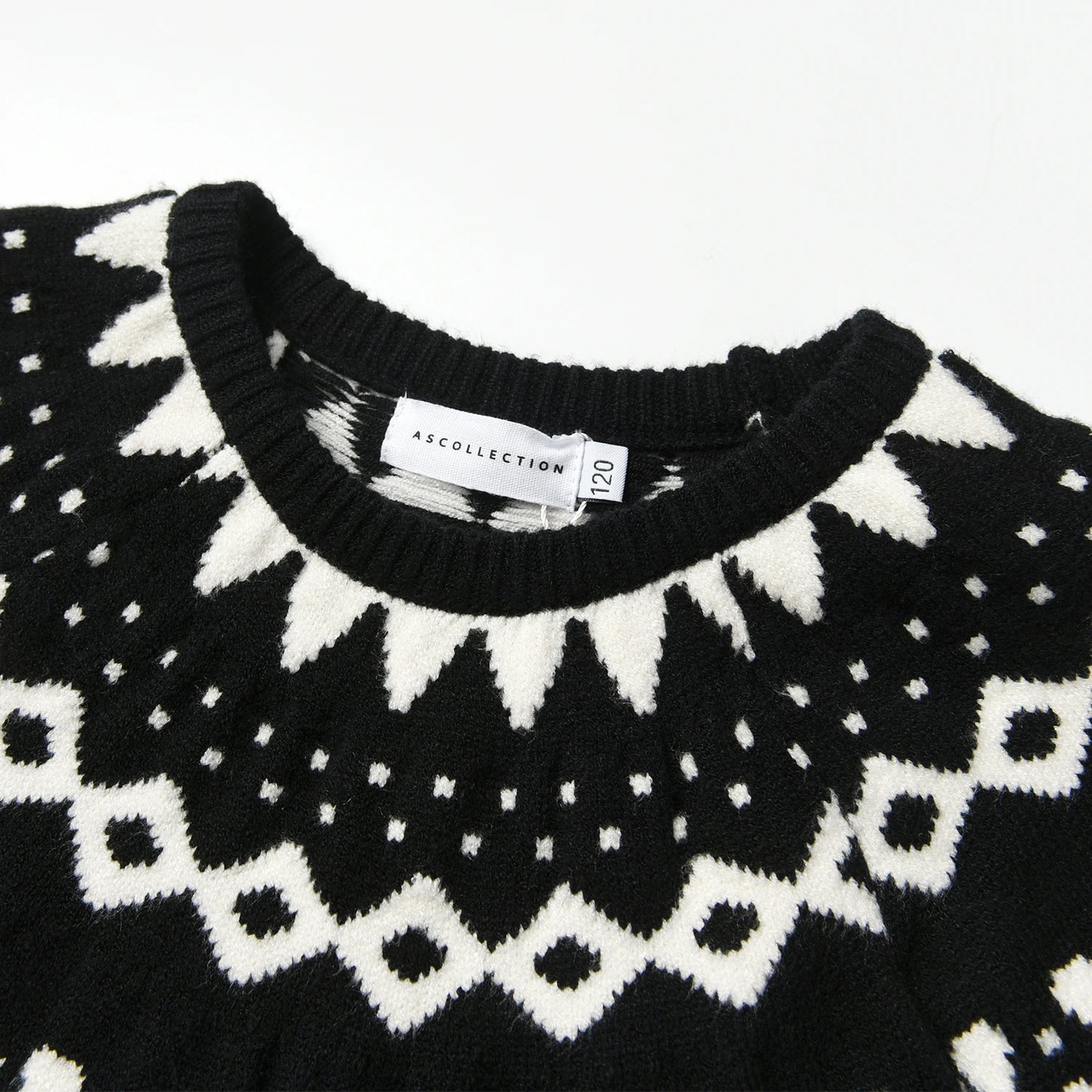 Kora Winter Knit™ · Geometric Cotton Sweater