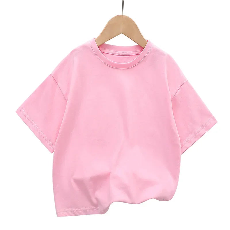 Relaxed Shoulder Kids Tee – 100% Cotton