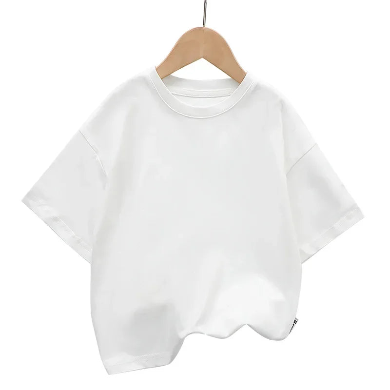 Relaxed Shoulder Kids Tee – 100% Cotton