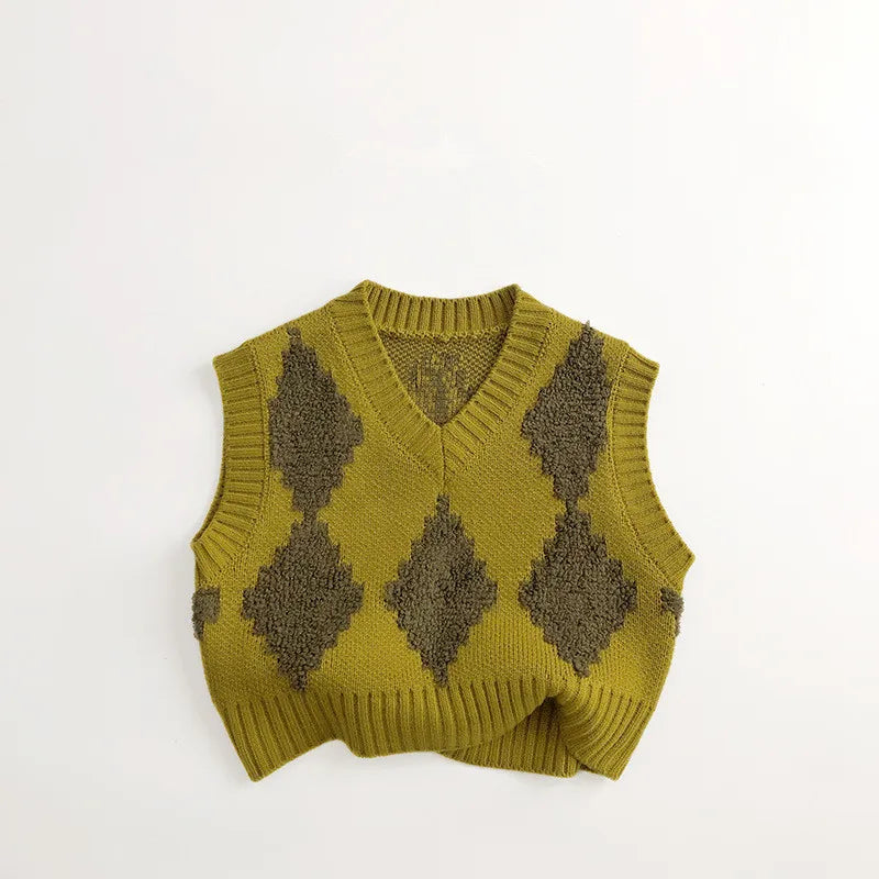 Little Leaf Knit Vest