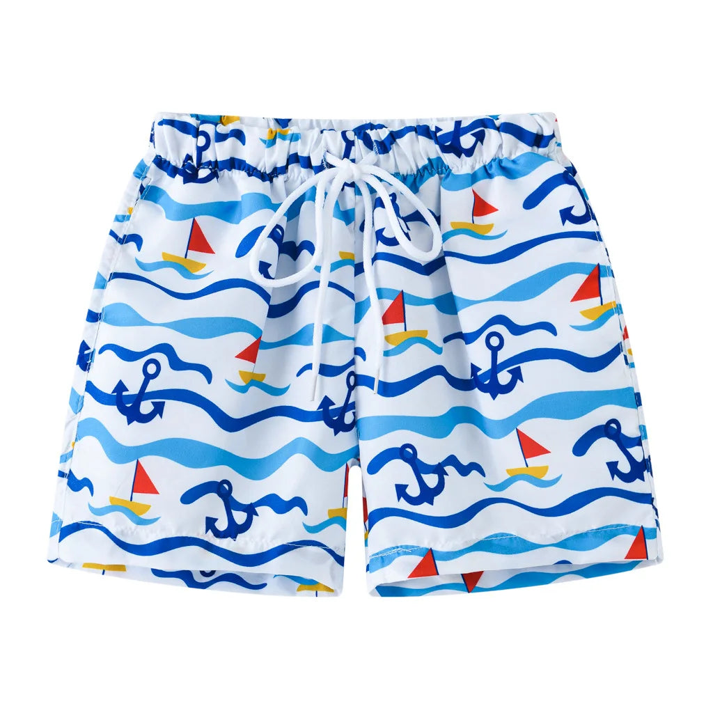Summer Wave Swim Shorts