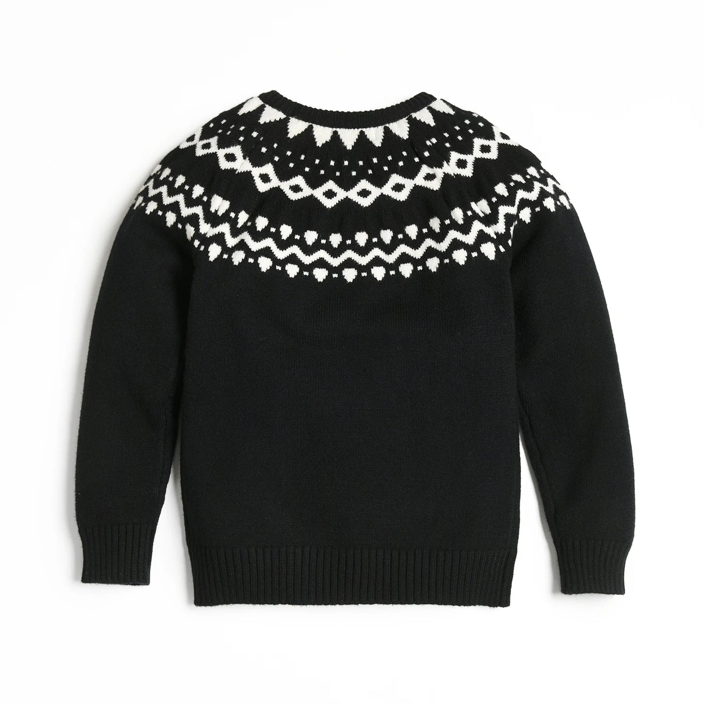 Kora Winter Knit™ · Geometric Cotton Sweater