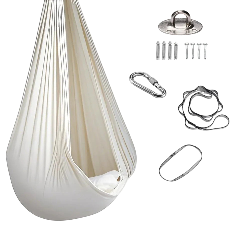 StretchNest Yoga Kids™ – Elastic Sensory Hammock