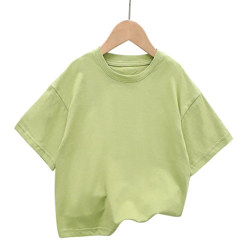 Relaxed Shoulder Kids Tee – 100% Cotton