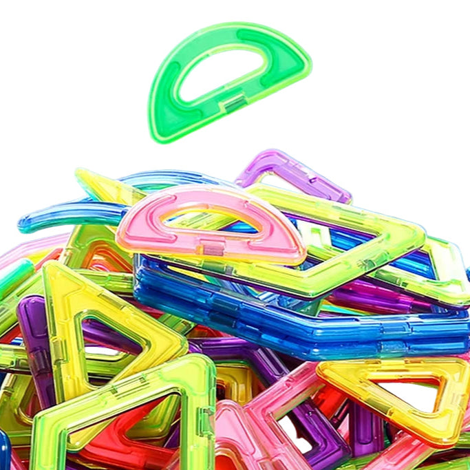 Magnetic Building Tiles – 168 Piece Playset