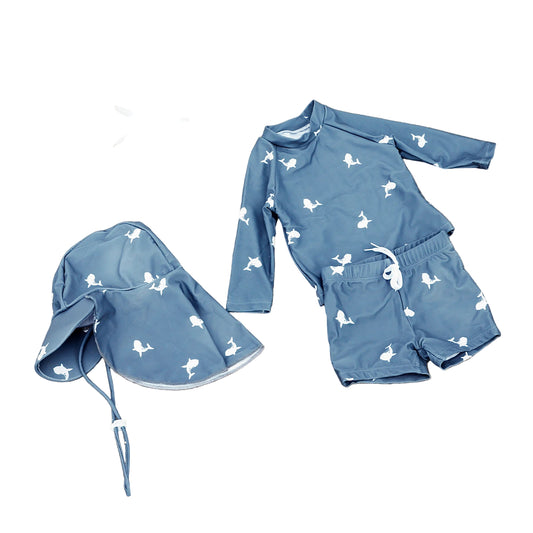 Baby Long Sleeve Swimsuit Set