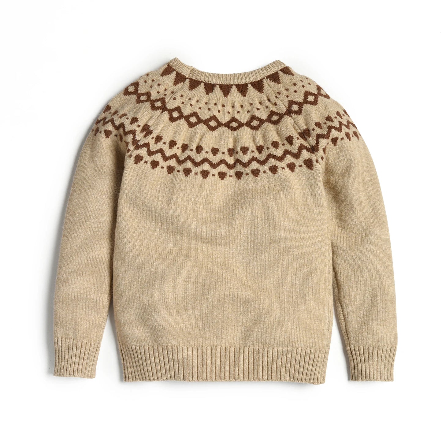 Kora Winter Knit™ · Geometric Cotton Sweater