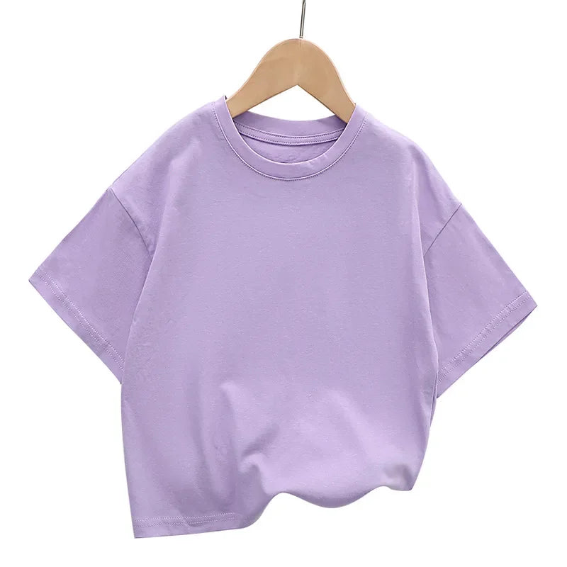 Relaxed Shoulder Kids Tee – 100% Cotton