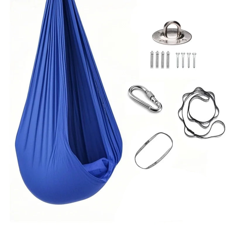 StretchNest Yoga Kids™ – Elastic Sensory Hammock