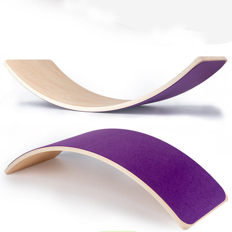 Wobble Wonder™ Wooden Balance Board – Kids' Sensory Trainer