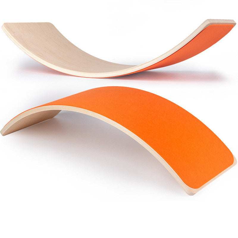 Wobble Wonder™ Wooden Balance Board – Kids' Sensory Trainer