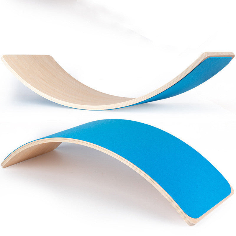 Wobble Wonder™ Wooden Balance Board – Kids' Sensory Trainer
